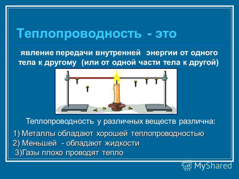 Теплопередача в стержне