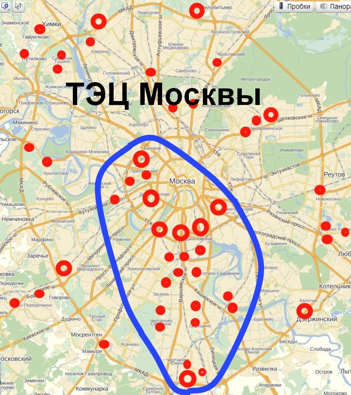 Карта радиационного загрязнения москвы