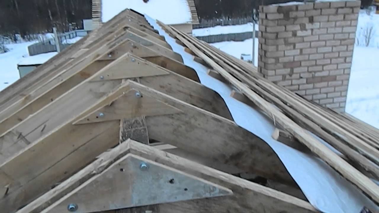 Как удлинить крышу