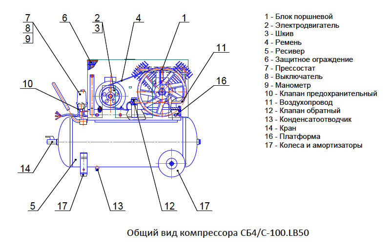 Схема подключения линейного компрессора